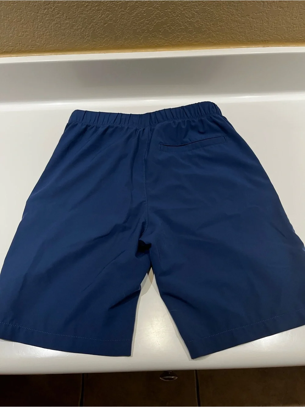 Old Navy Boys Navy Hybrid Pull-On Shorts | Elastic Waist